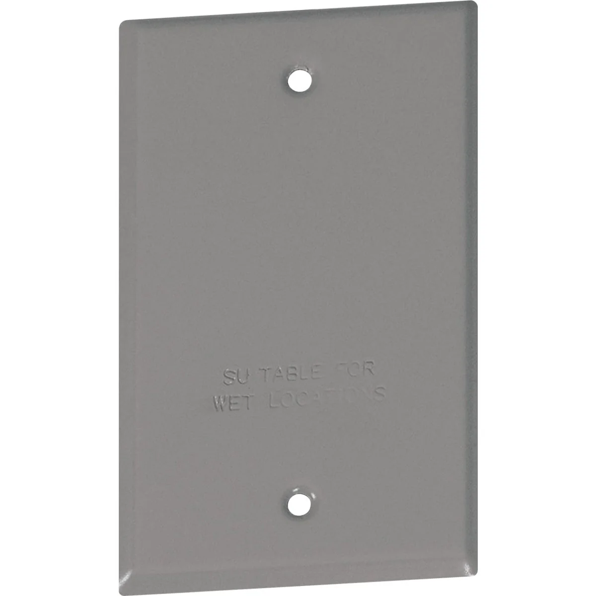 Breathable Southwire Single Gang Gray Weatherproof Blank Cover Clean