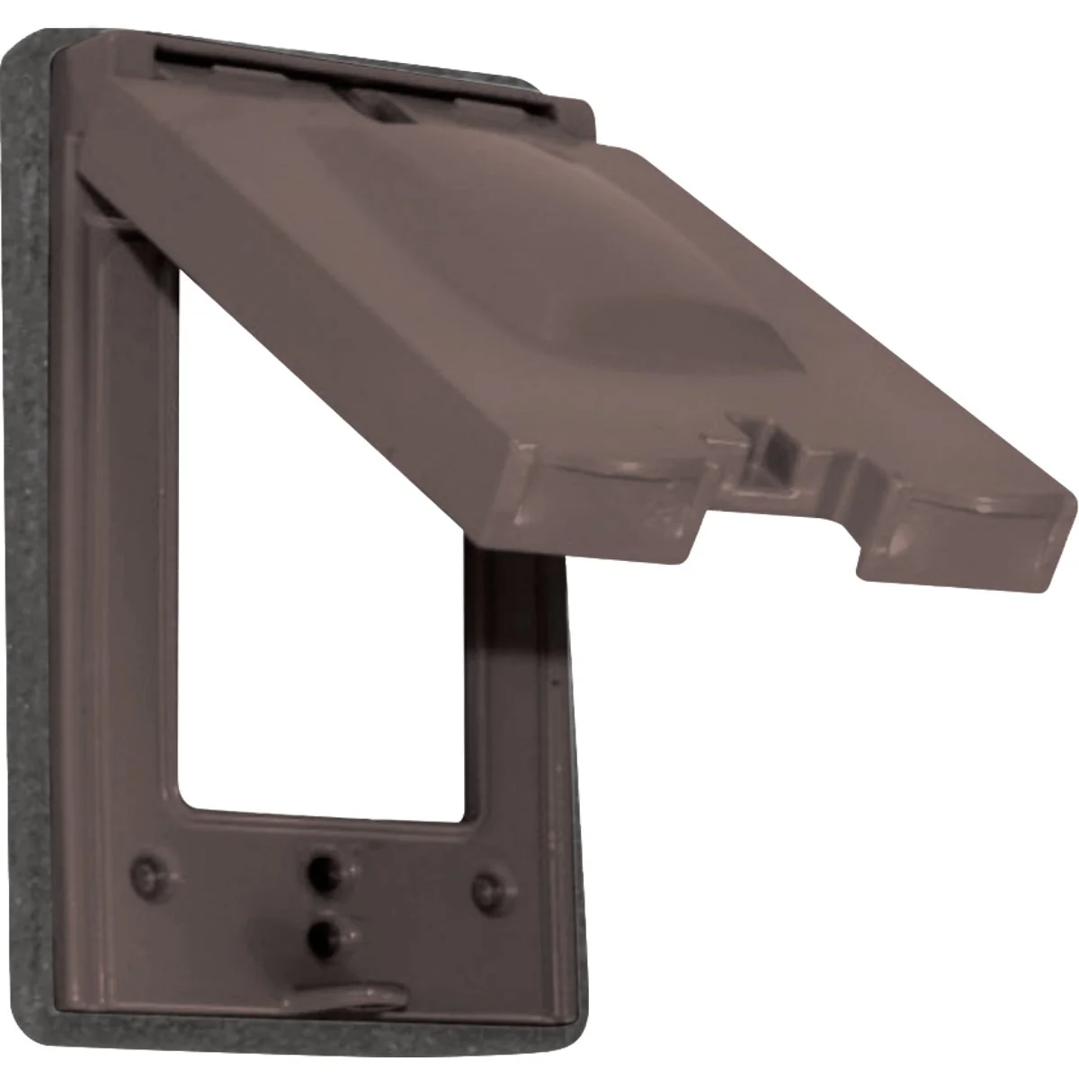 Sustainable Southwire 10-In-1 Single Gang Non-Metallic Multi-Use Bronze Weatherproof Cover Smooth