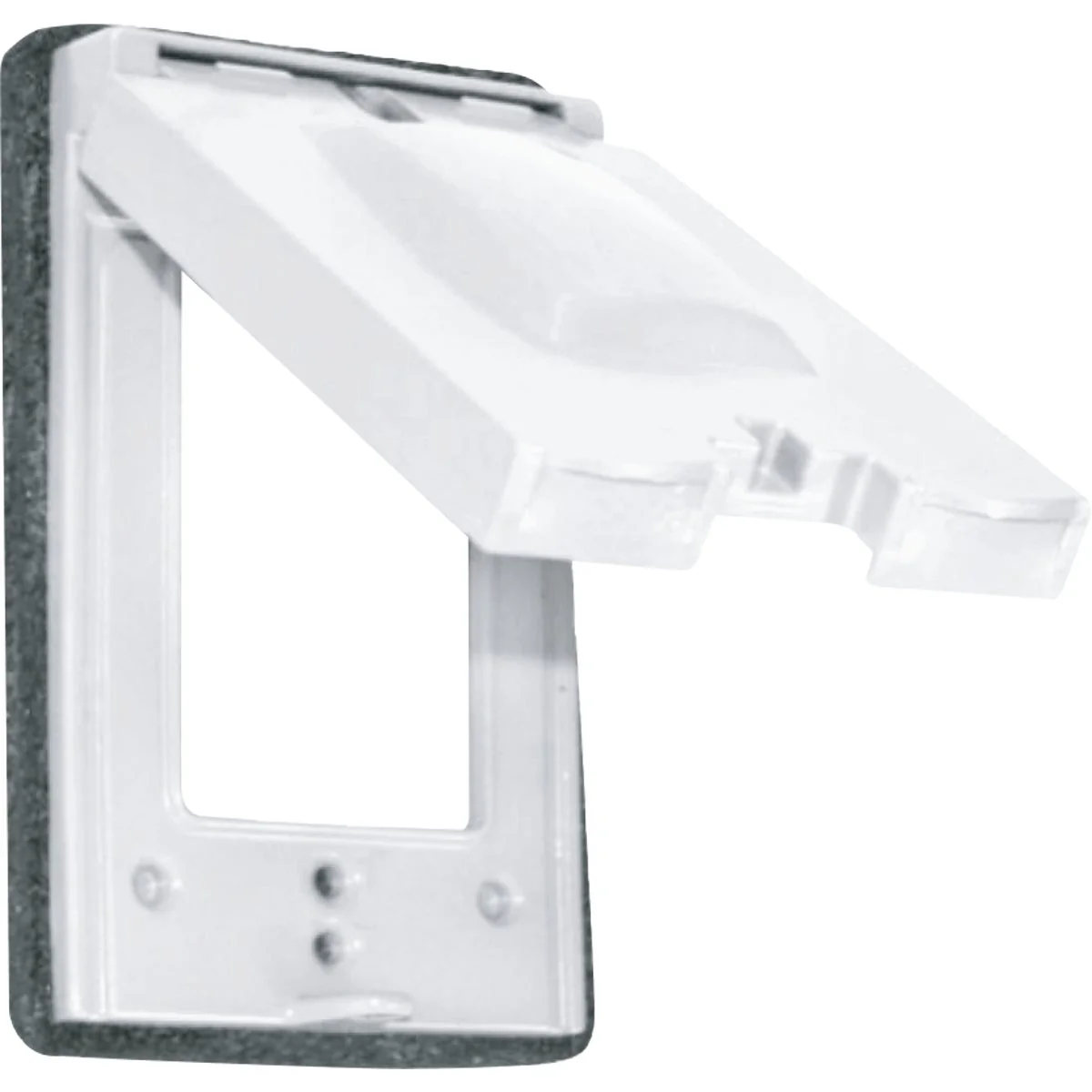 Exceptional Southwire 10-In-1 Single Gang Non-Metallic Multi-Use White Weatherproof Cover Green