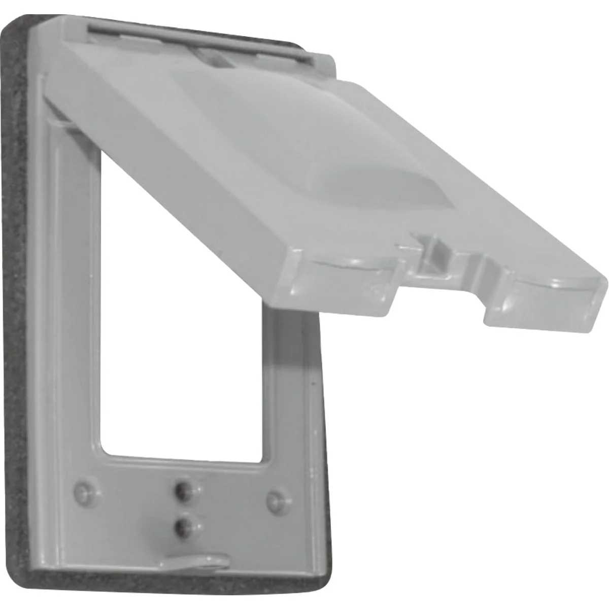 Soft Southwire 10-In-1 Single Gang Non-Metallic Multi-Use Gray Weatherproof Cover Exclusive