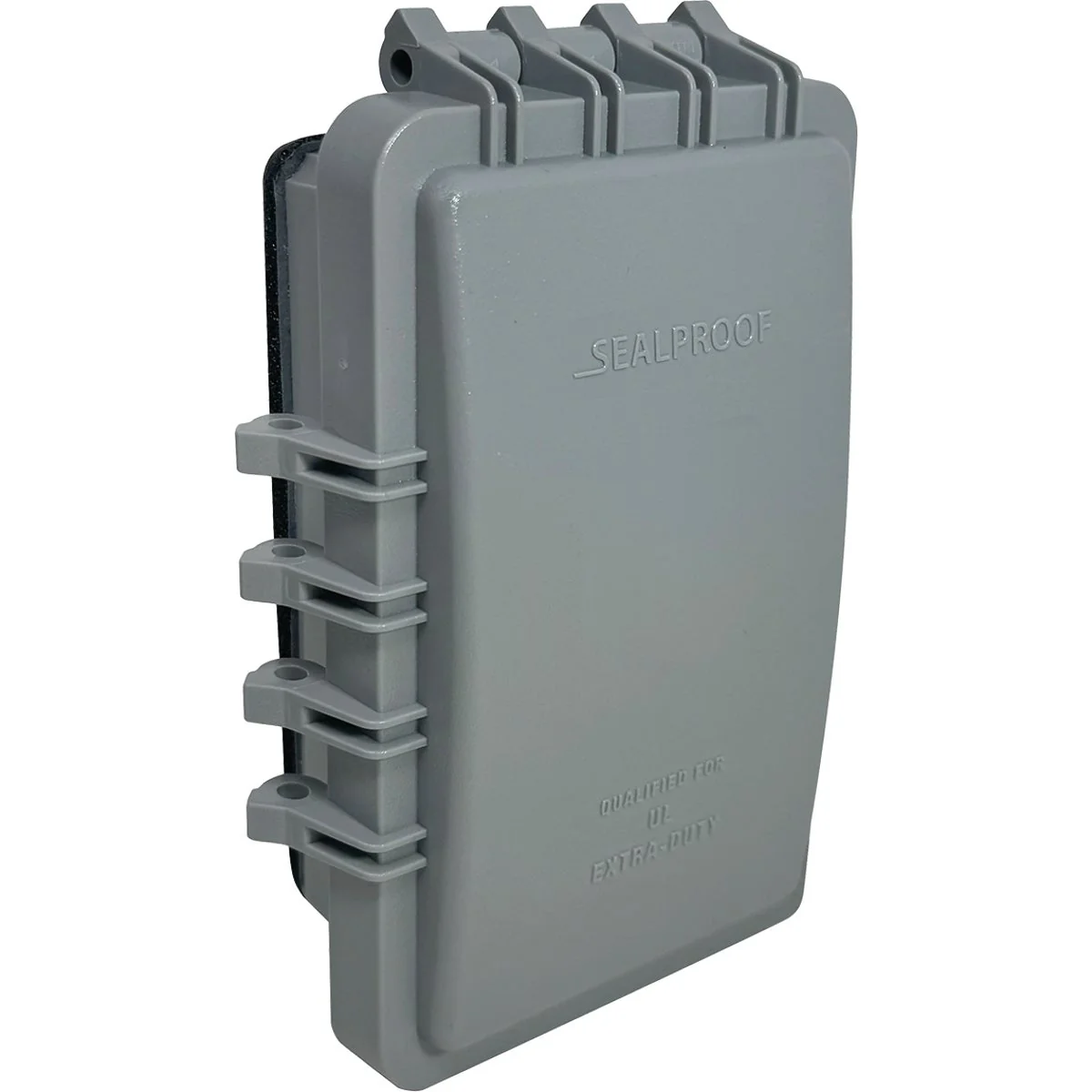 Reliable Southwire 18-In-1 Single Gang Non-Metallic Multi-Use Gray Weatherproof Cover Pure