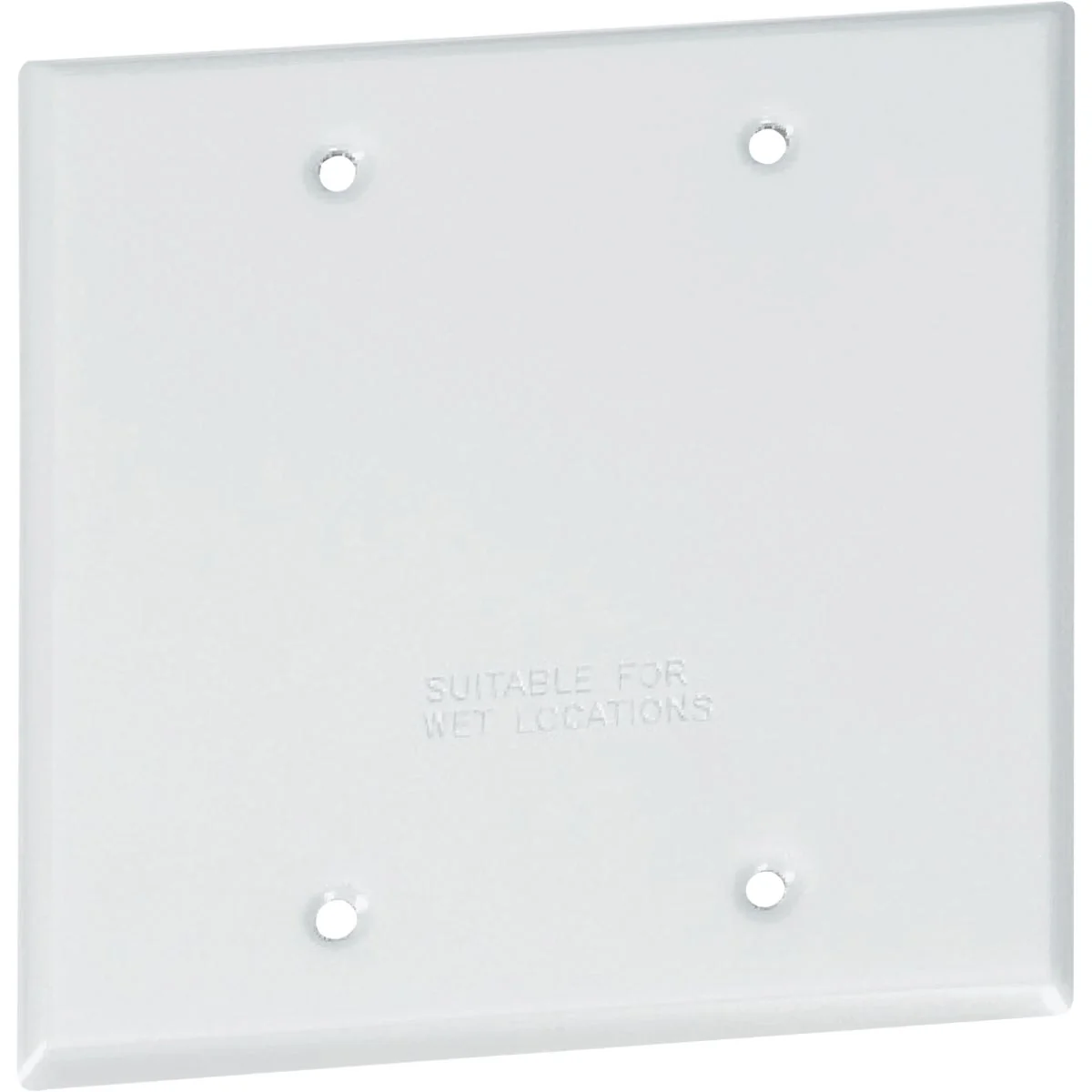 Responsible Southwire Double Gang White Weatherproof Blank Cover Environmentally Friendly