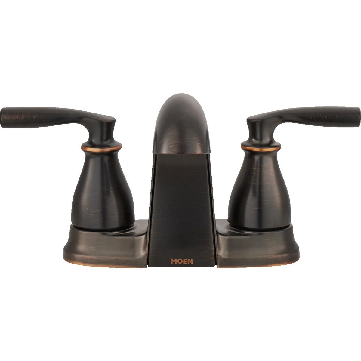 Proven Moen Hilliard 2-Handle Lever Centerset Low Arc Bathroom Faucet Mediterranean Bronze Classic
