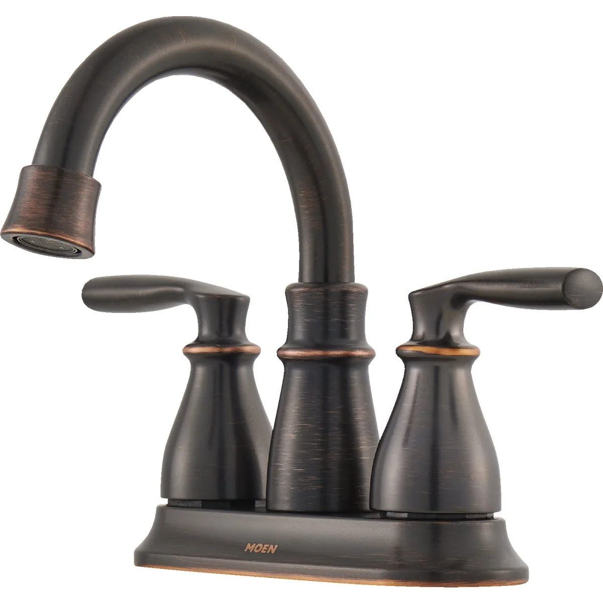 Excellent Moen Hilliard 2-Handle Lever Centerset High Arc Bathroom Faucet Mediterranean Bronze Unique