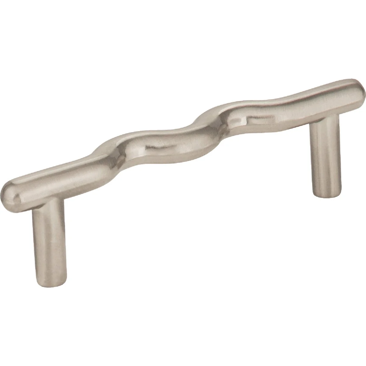 Exceptional Elements Verona 3-7 8 In. Satin Nickel Wavy Cabinet Pull Certified