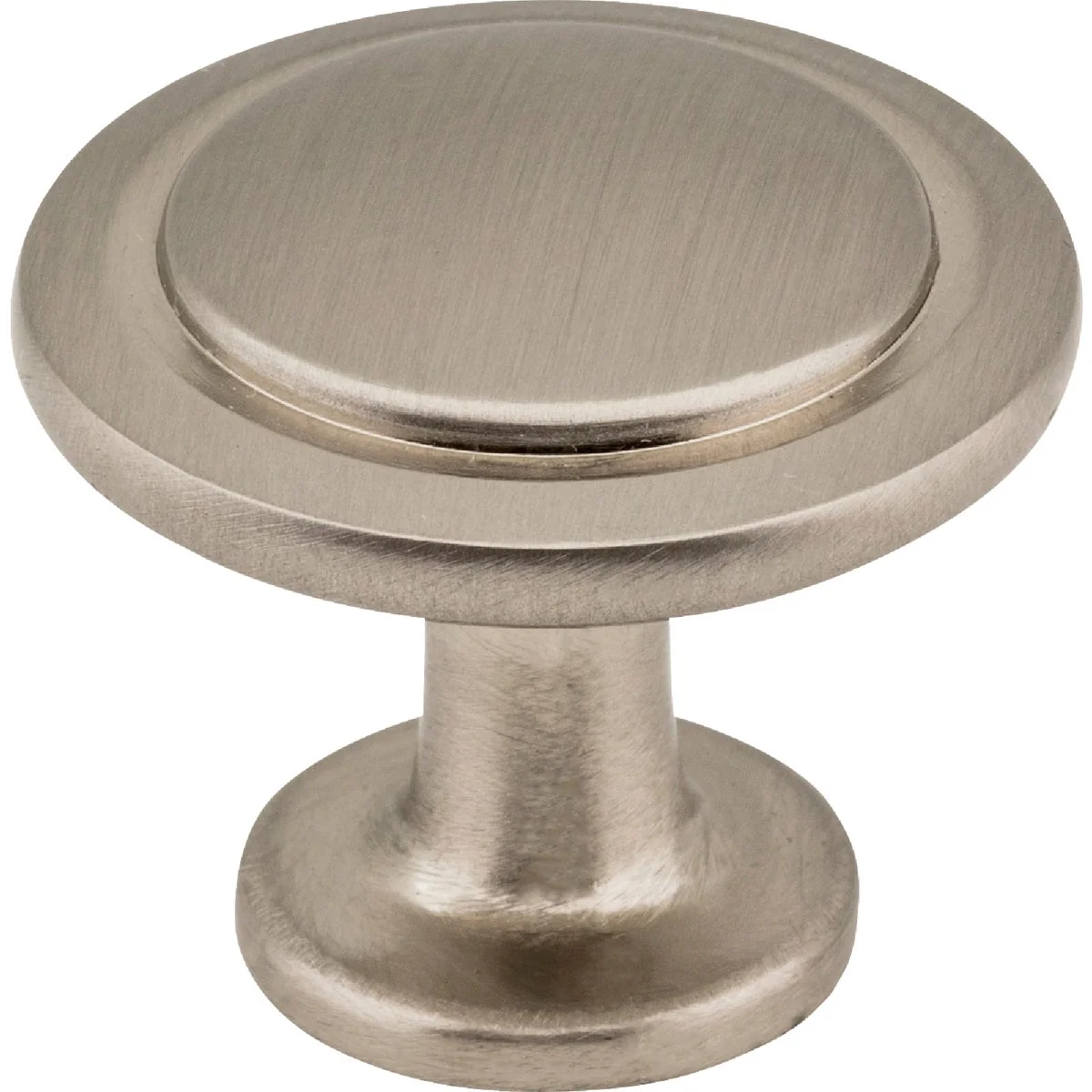 Outstanding Elements Gatsby 1-1 4 In. Diameter Satin Nickel Mushroom Knob High-Grade
