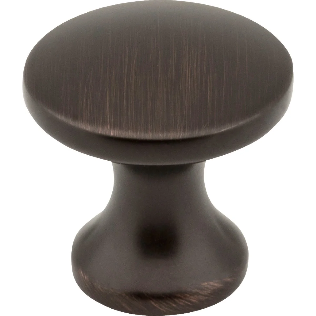 Top-Quality Elements Geneva 1 In. Diameter Brushed Oil Rubbed Bronze Mushroom Knob Dependable