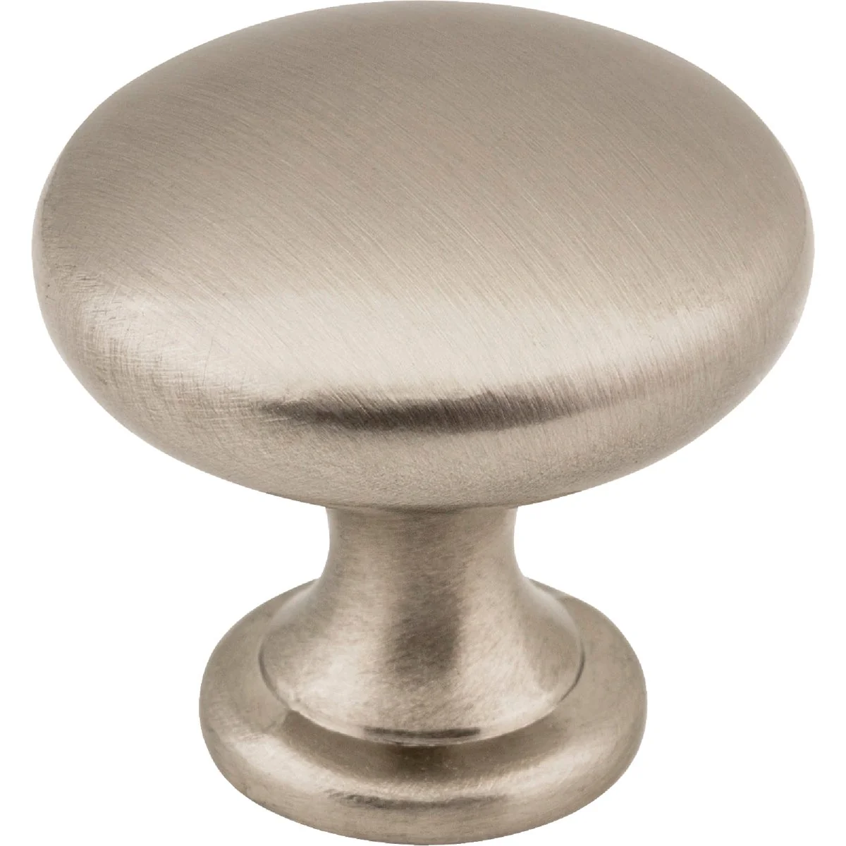 Excellent Elements Madison 1-3 16 In. Diameter Satin Nickel Mushroom Knob Quality