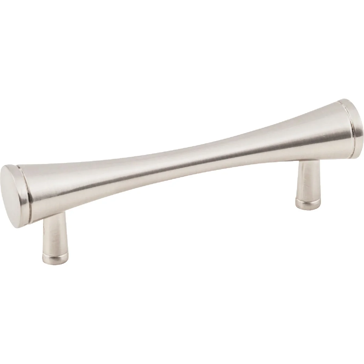 Stylish KasaWare 4 In. Overall Length Satin Nickel Fluted Bar Pull 2-Pack Unique