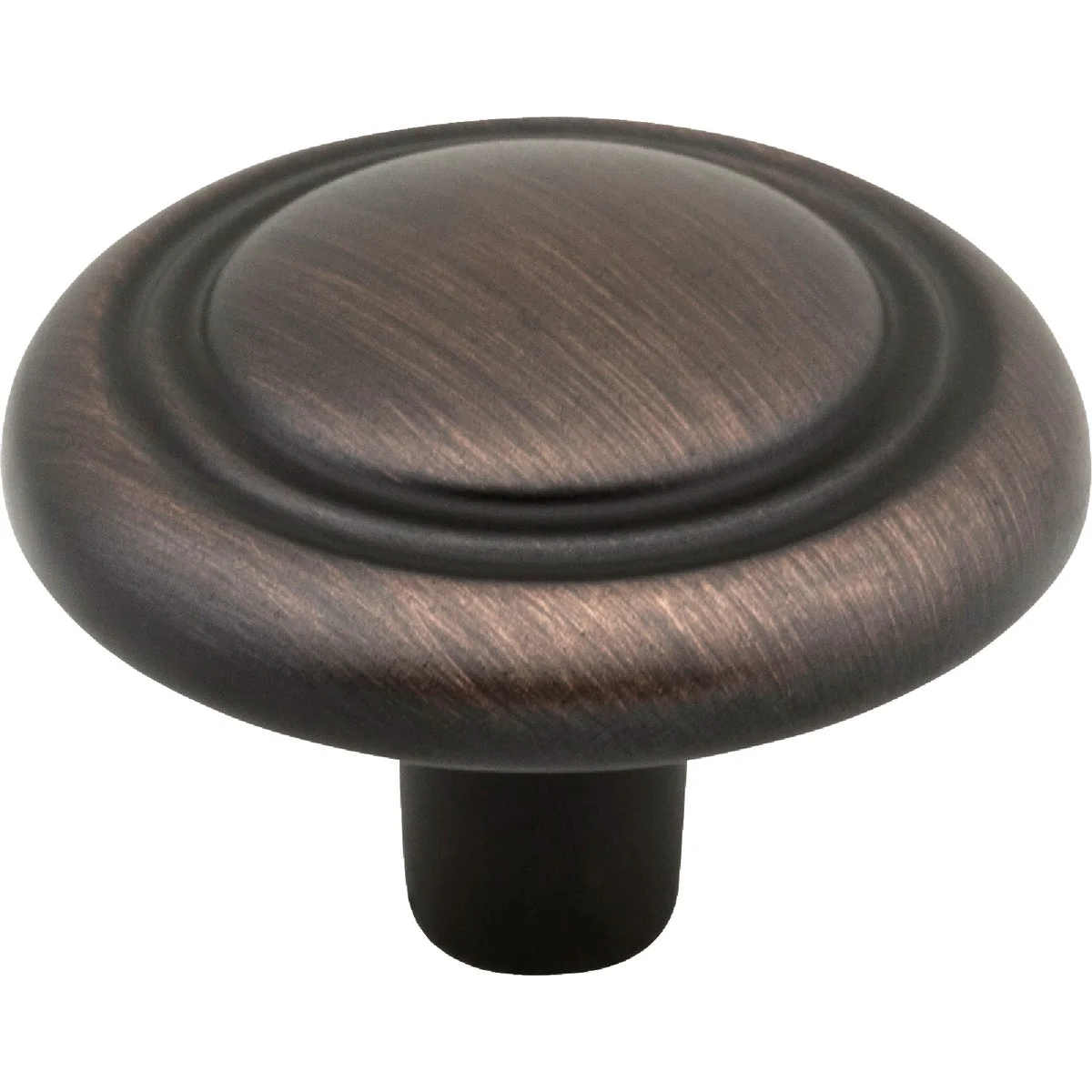 World-Class Elements Kingsport 1-1 4 In. Diameter Brushed Oil Rubbed Bronze Mushroom Knob Selected