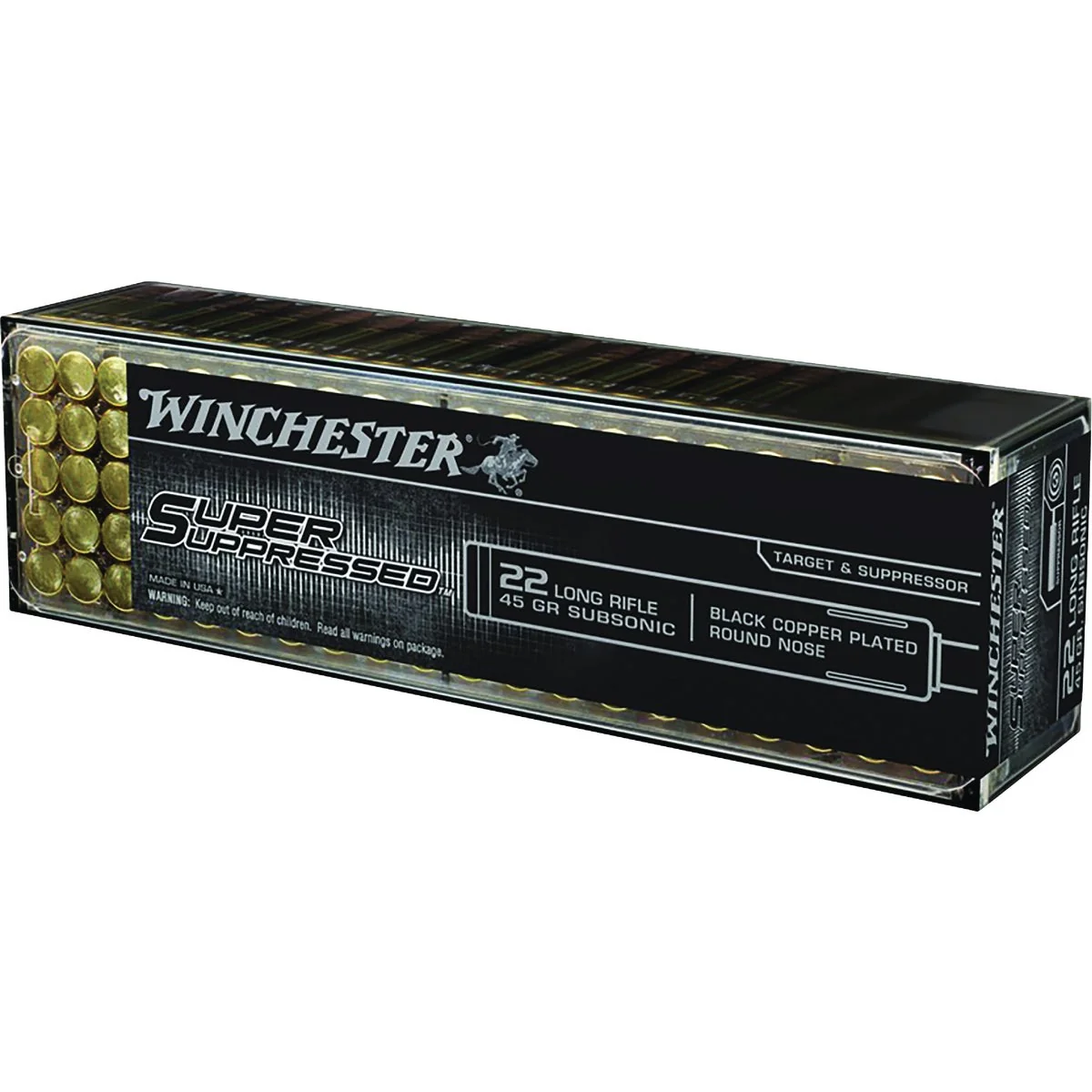 Excellent Winchester .22 LR 40 Grain Hollow Point Rimfire Ammunition Cartridges Long-Lasting