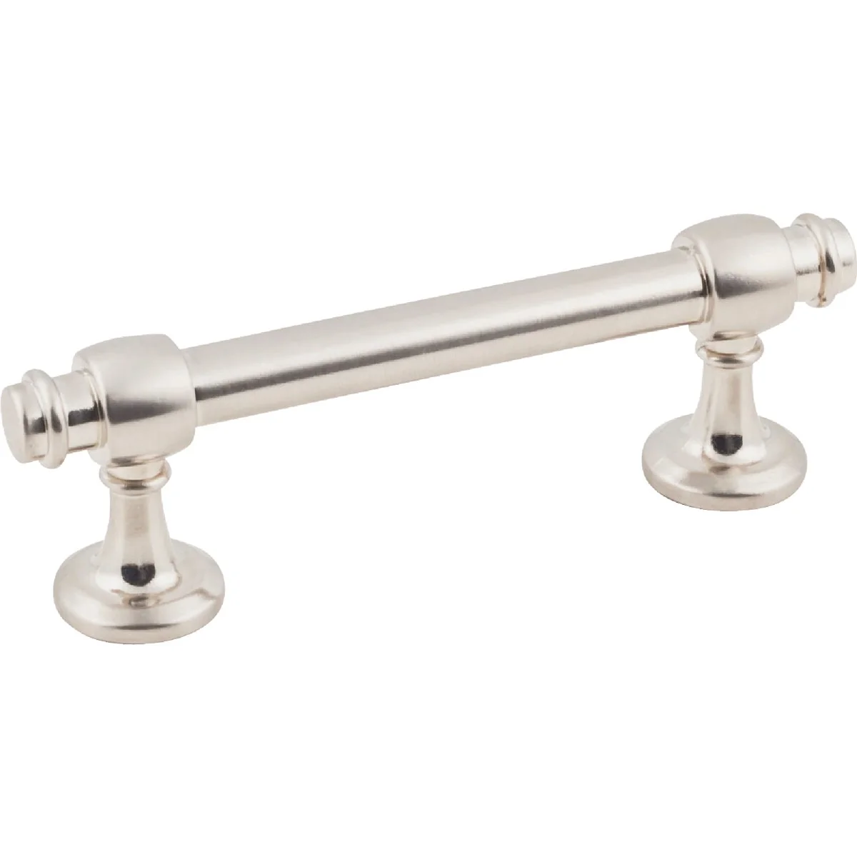 Easy-to-Use KasaWare 4 Overall Length Beveled Edge Satin Nickel Bar Pull 2-Pack Official