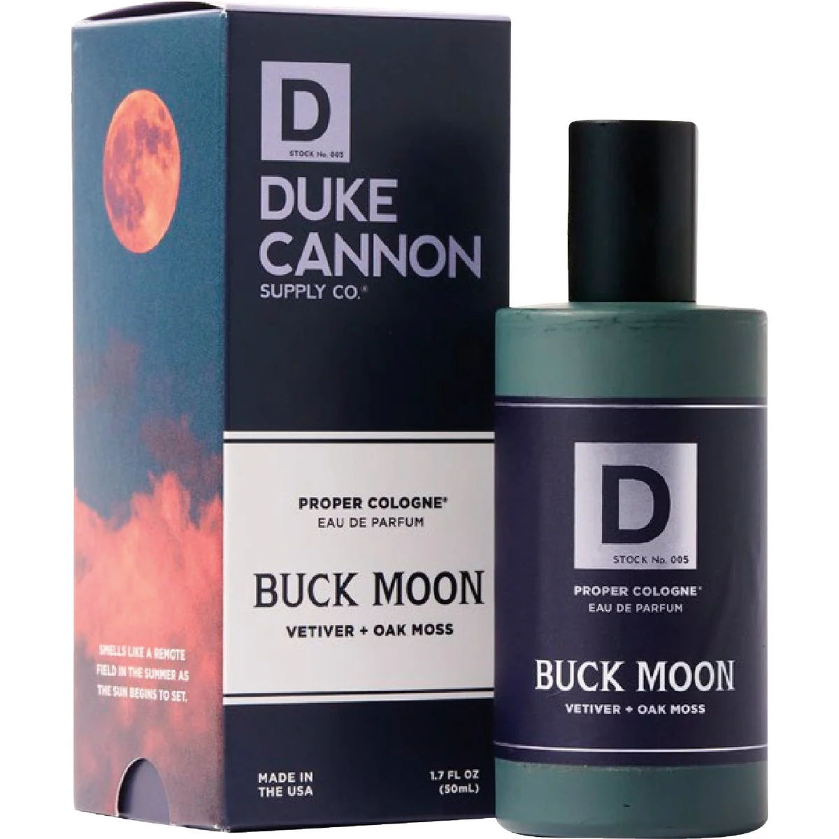Crafted Duke Cannon 1.7 Oz. Buck Moon Proper Cologne Excellent