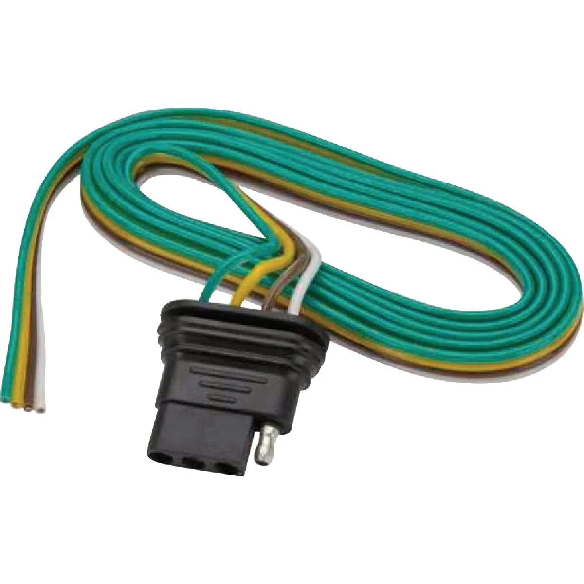 Official TowSmart 60 In. 18 Ga. 4-Way Flat Trailer Wiring Connector Expertly Made