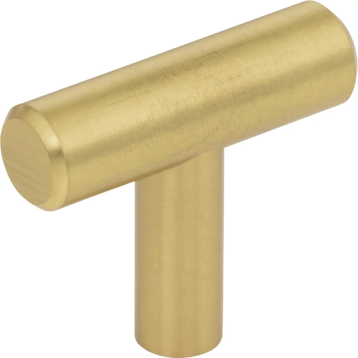 Fine Crafted KasaWare 1-1 2 In. Overall Length Brushed Gold Cabinet T-Knob 4-Pack Casual