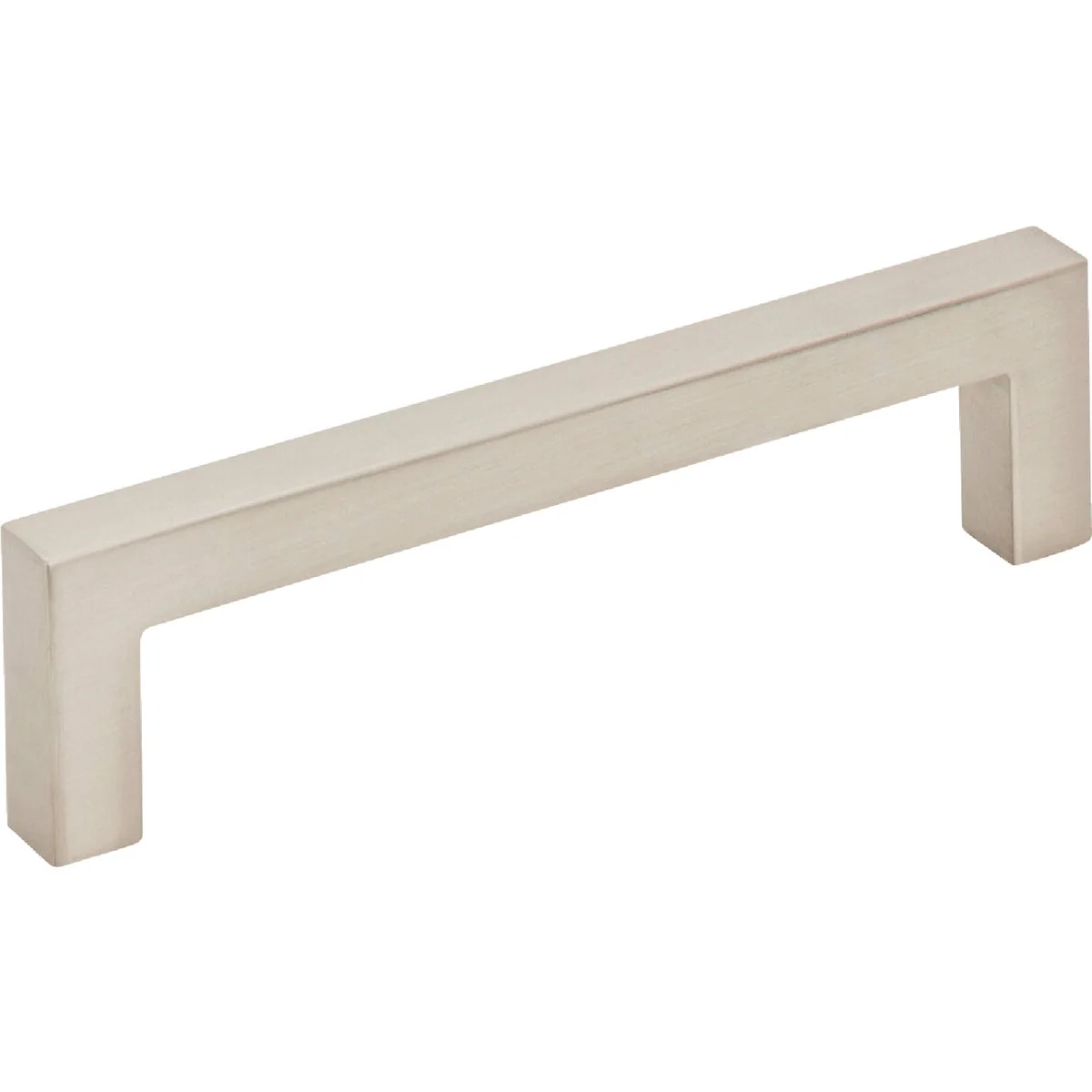 Sustainable Elements Stanton 4-1 8 In. Overall Length Satin Nickel Square Cabinet Bar Pull Innovative