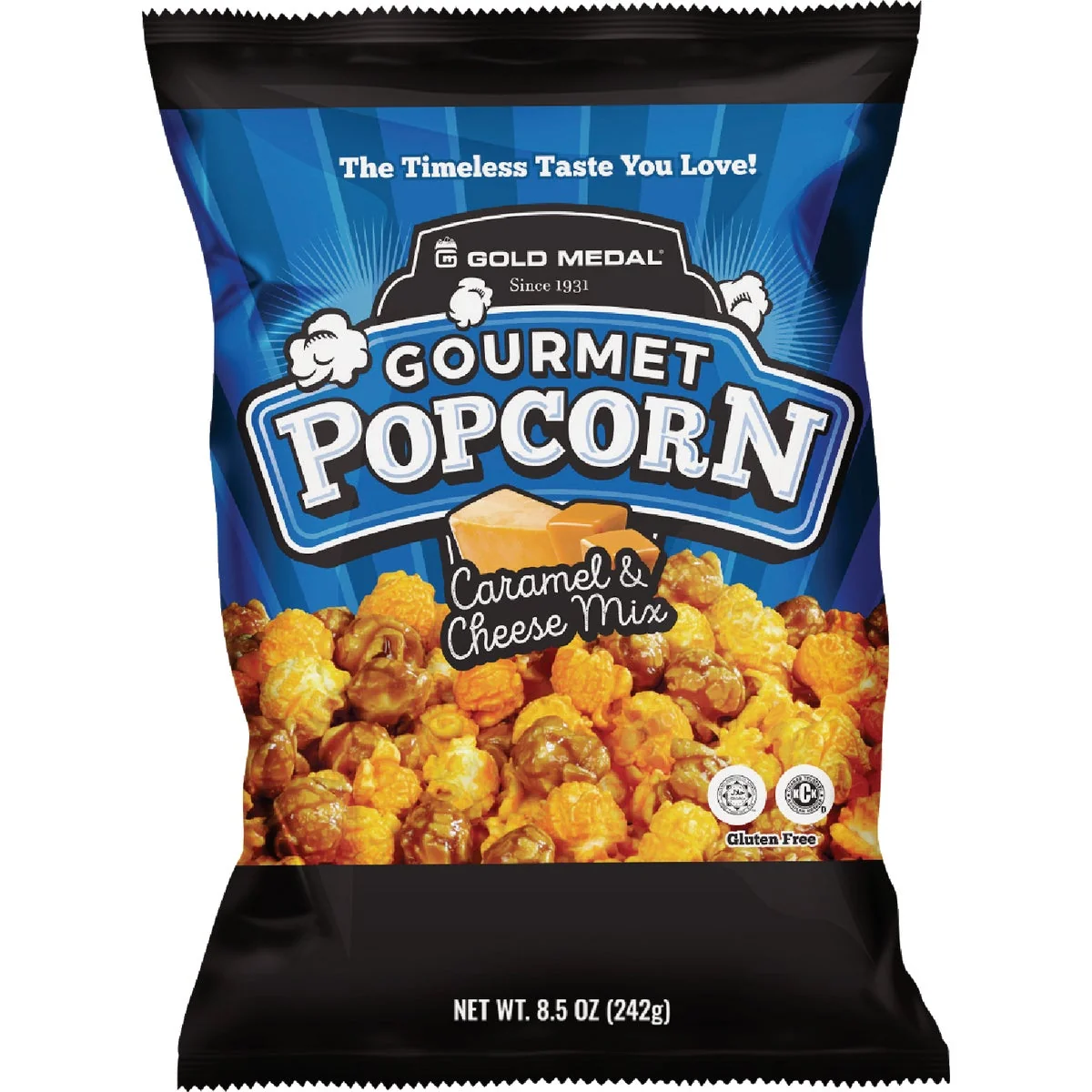 Sophisticated Gold Medal Gourmet 8.5 Oz. Caramel Cheese Popcorn Mix Minimalist
