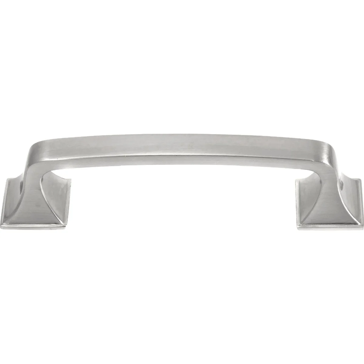 Casual Laurey Newport 3-3 4 In. Center-To-Center Satin Nickel Pull Cabinet Drawer Pull Eco-Friendly