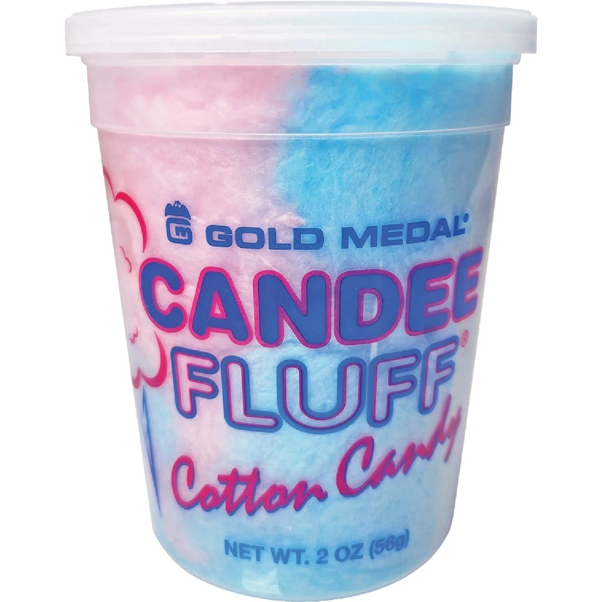 Reusable Gold Medal Candee Fluff Cotton Candy Relaxed