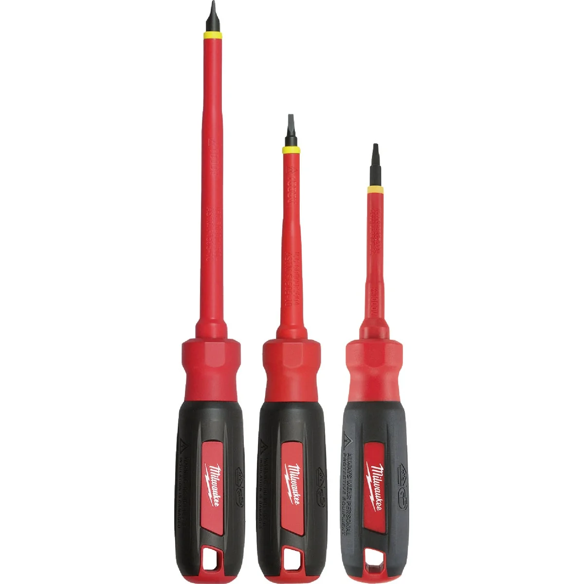 Stylish Milwaukee Insulated Screwdriver Set 3-Piece Expertly Made