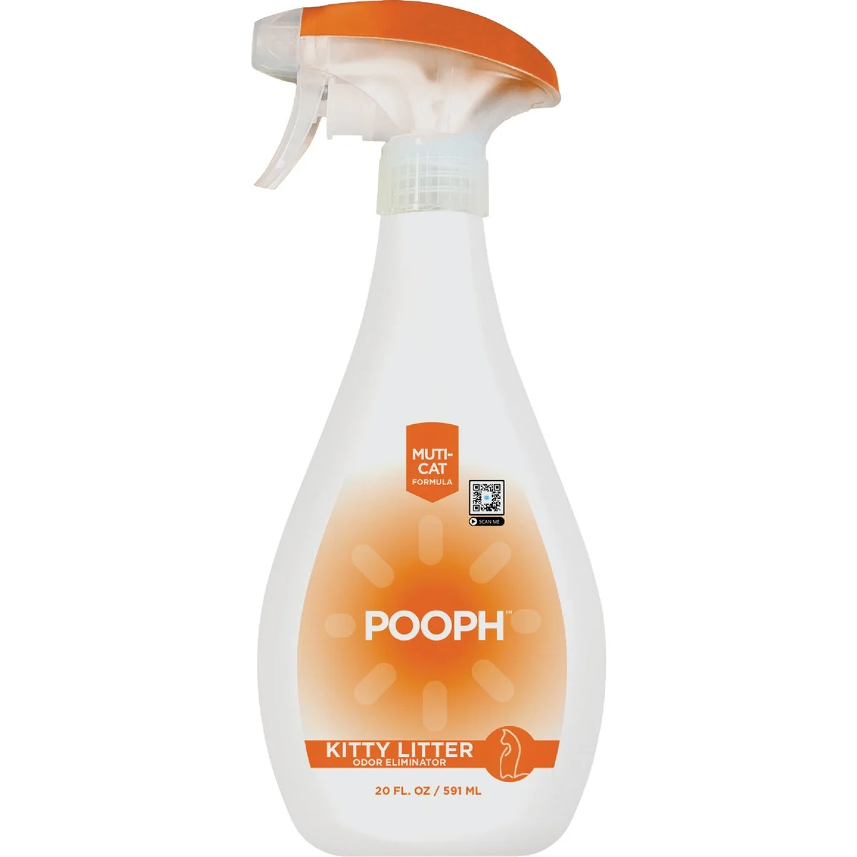 Clean Pooph 20 Oz. Litter Box Odor Eliminator High-End