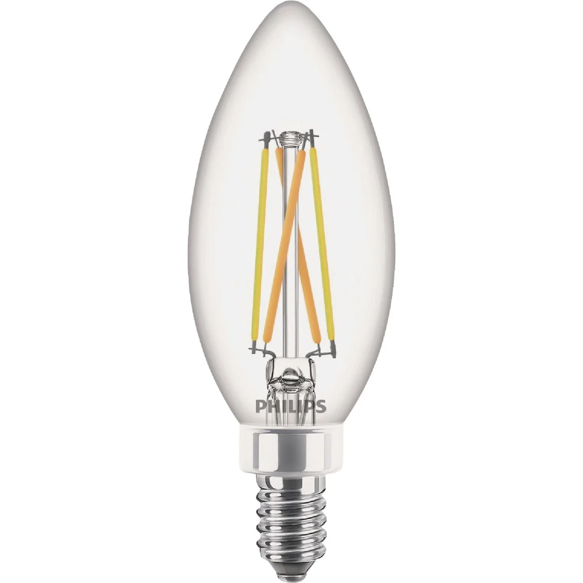 Exclusive Philips Ultra Definition 40W Equivalent B11 LED Candelabra Base Soft White Light Bulb 3-Pack Next-Generation
