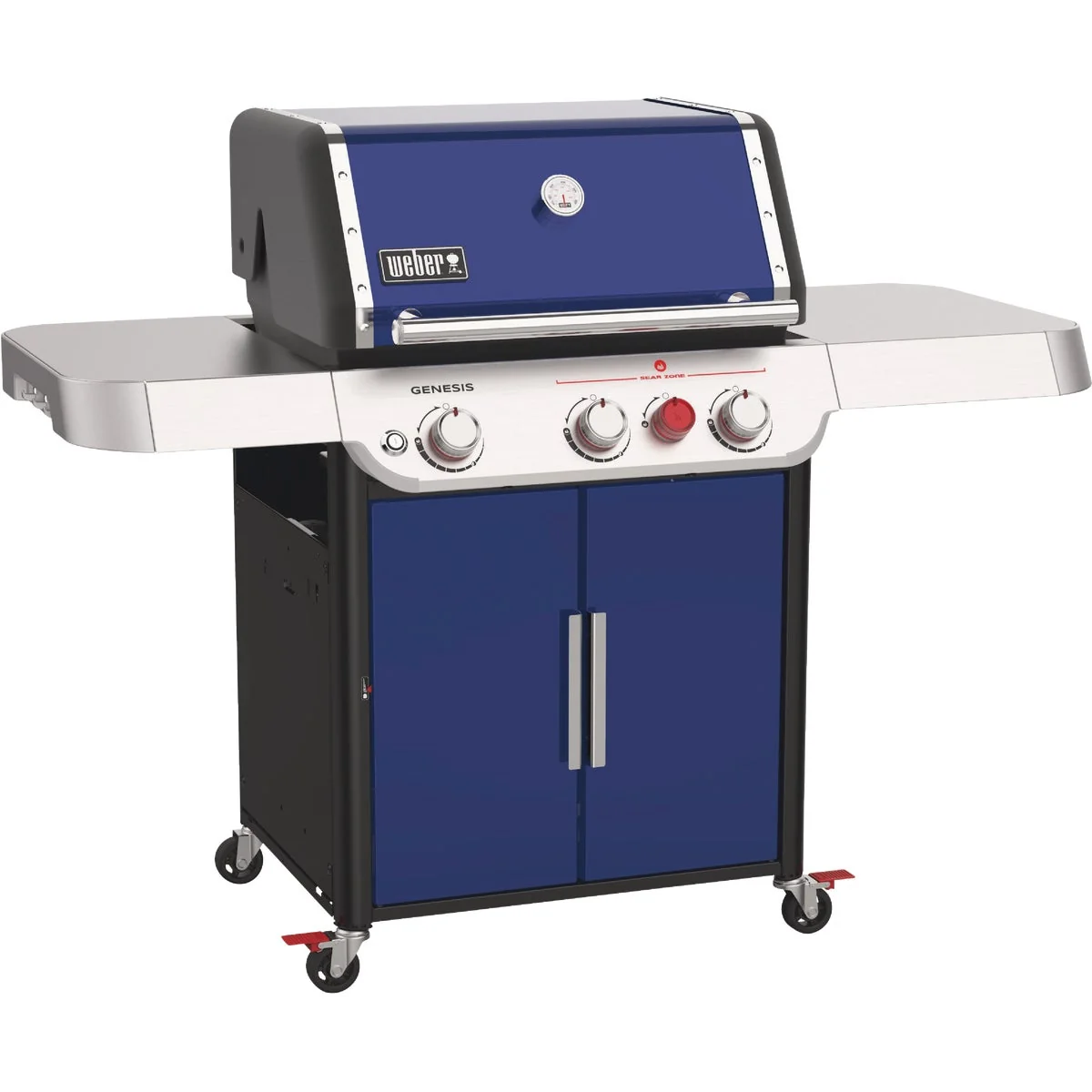 Trendy Weber Genesis SP-E325S 3-Burner Liquid Propane Gas Grill Deep Ocean Blue Reliable