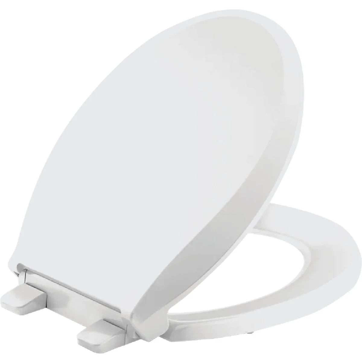 User-Friendly Kohler Cachet ReadyLatch Quiet-Close Round Toilet Seat White Original Design