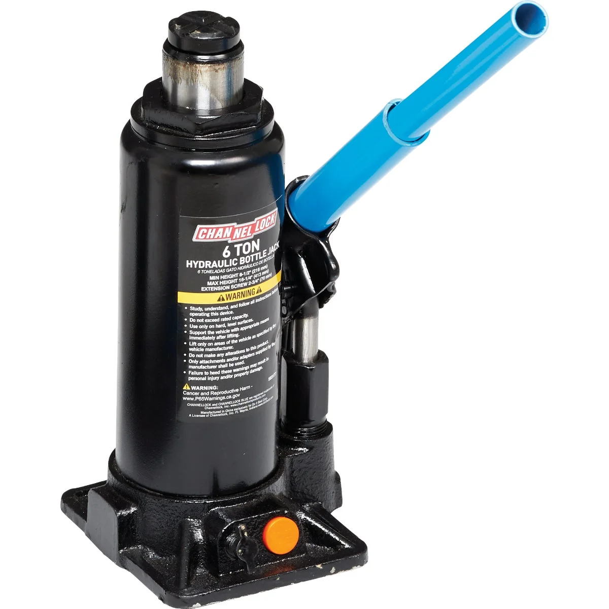 Comfortable Channellock 6-Ton Bottle Jack Genuine