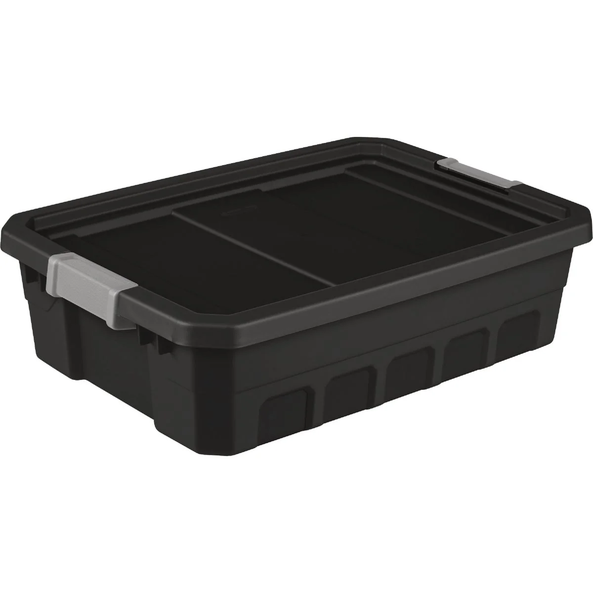 Trendy Sterilite 10 Gal. 38L Black Stacker Tote Classic