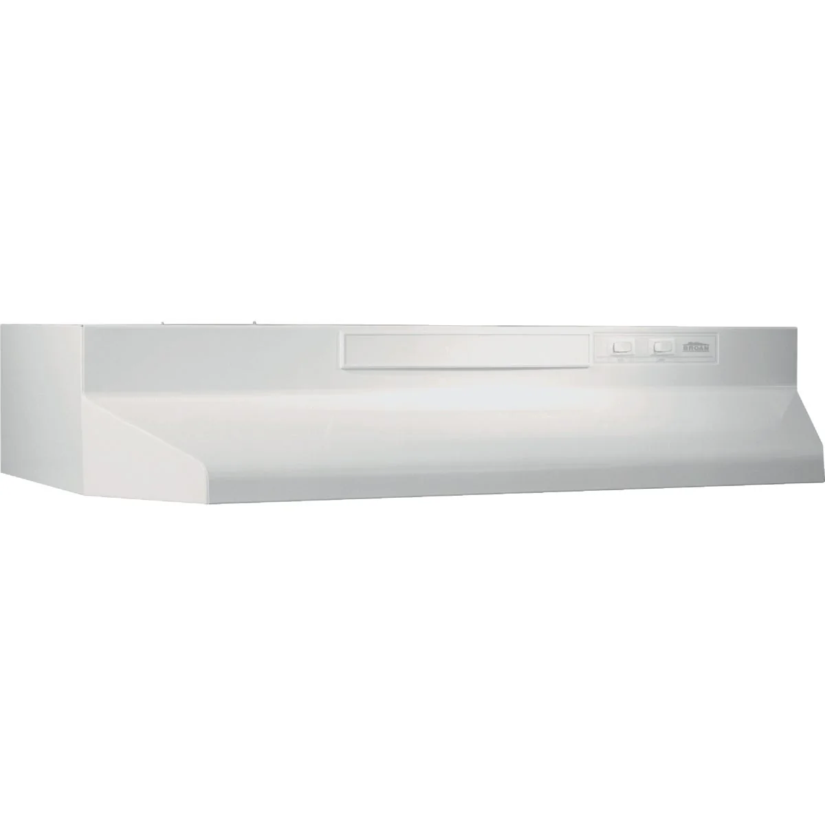 Modern Broan F40000 Series 30 In. Convertible White Under-Cabinet Range Hood Reusable