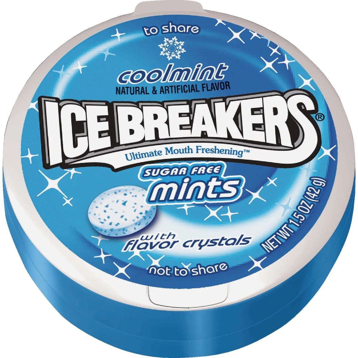 First-Class Ice Breakers 1.5 Oz. Coolmint Sugar Mints Comfortable