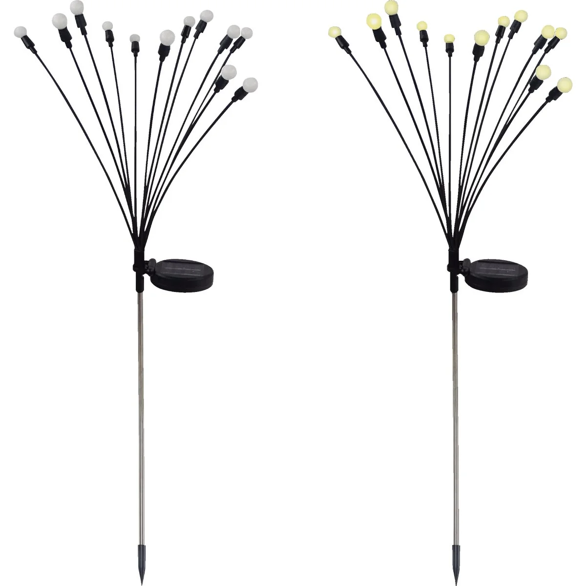 Trusted Alpine Warm White LED Firefly Solar Stake Light Selected
