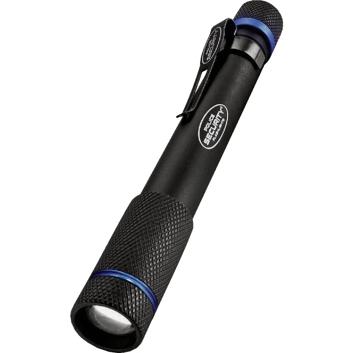 Relaxed Police Security Aura 160 Lm. 2AAA Aluminum LED Penlight Black Consistent