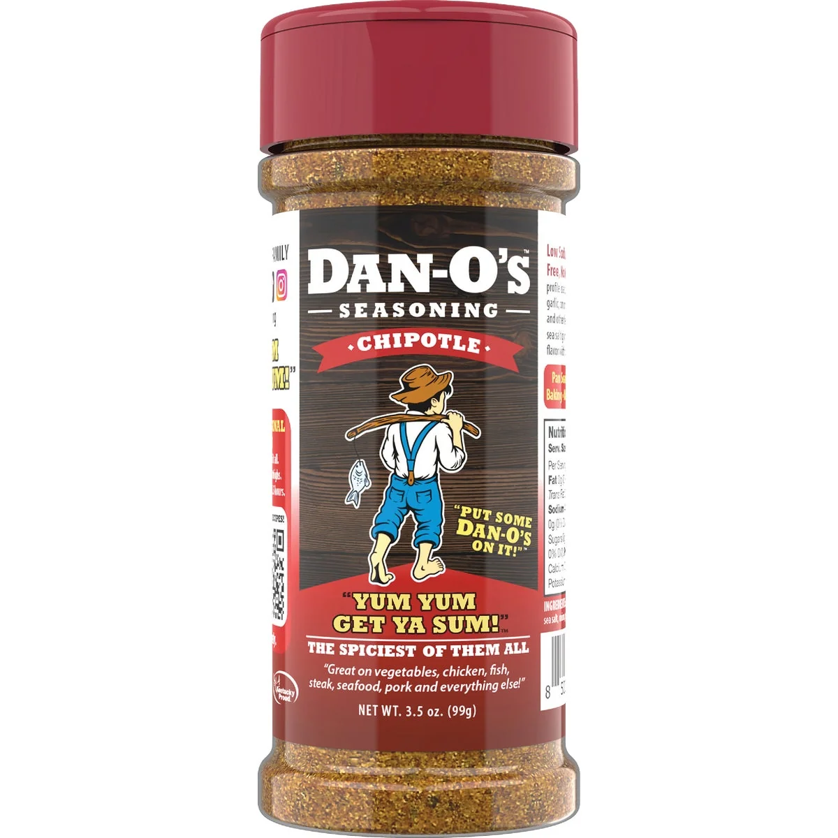 Classic Dan-O's 3.5 Oz. Chipotle Seasoning Lightweight