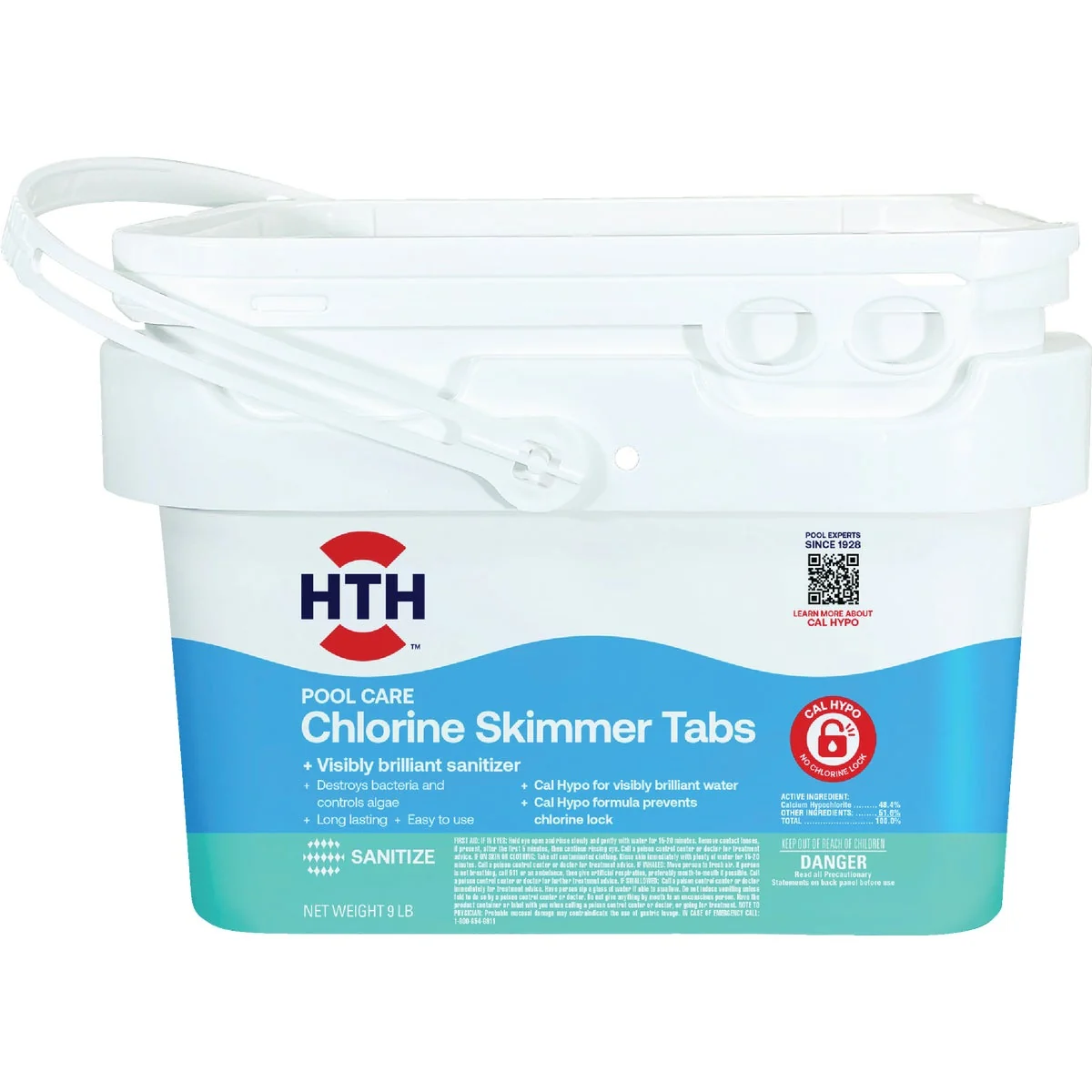 Top-Quality HTH Pool Care 9 Lb. Chlorine Skimmer Tabs Specialty