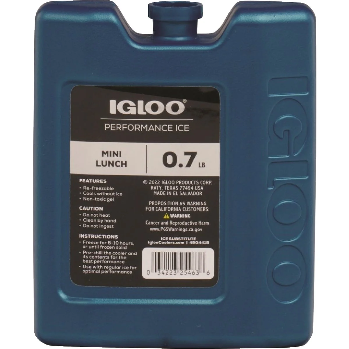 World-Class Igloo Performance 0.7 Lb. Mini Lunch Block Healthy