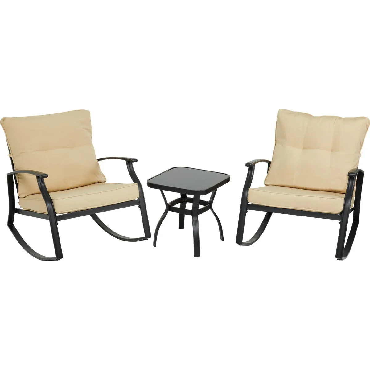 Carefully Designed Leisure Classics Rhodes 3-Piece Rocking Chair Set Minimalist