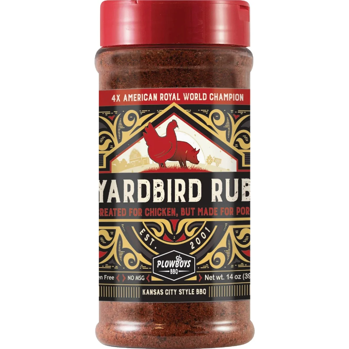 Eco-Friendly Plowboys 14 Oz. Yard Bird Rub Unique