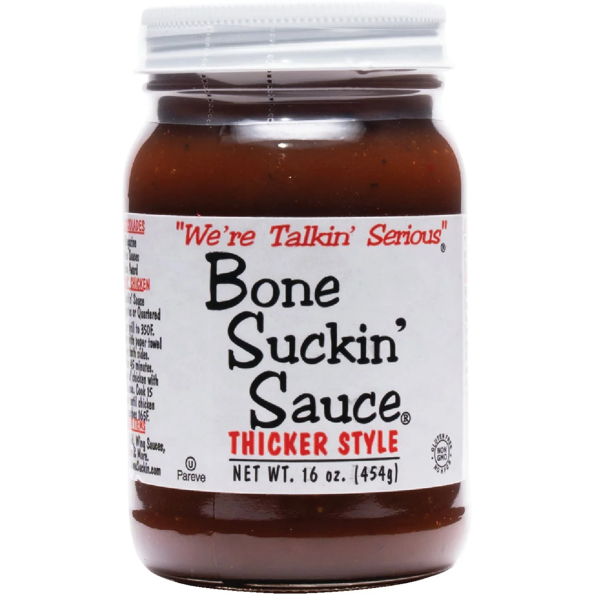 Minimalist Bone Suckin' 16 Oz. Honey Molasses Thicker Style Barbeque Sauce Smart
