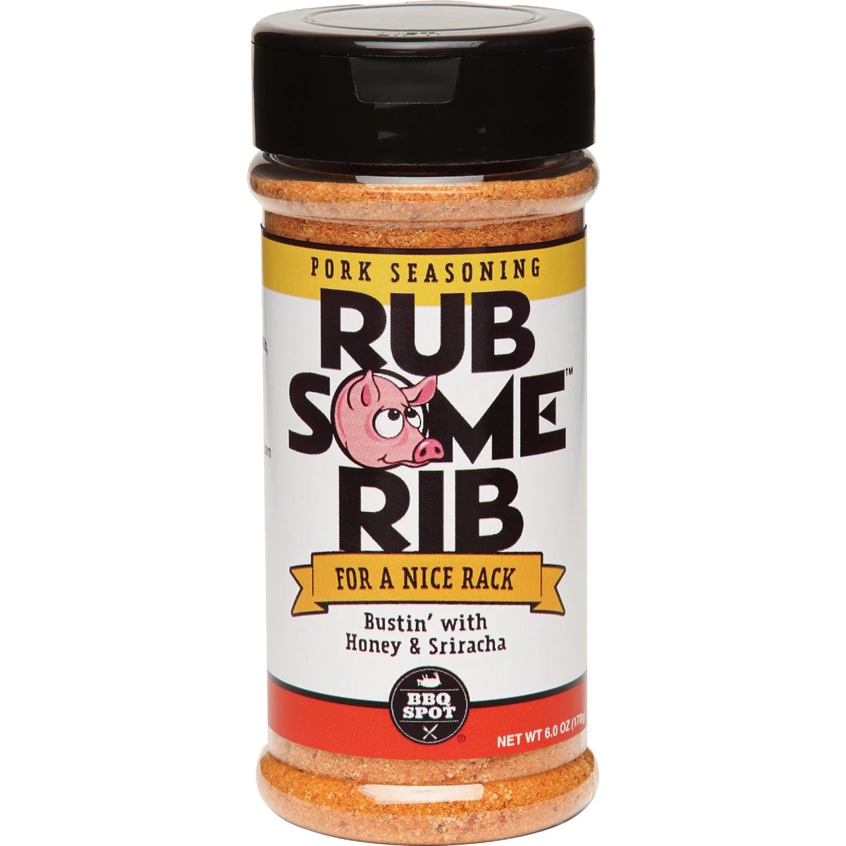 Easy-to-Use Rub Some Rib 6.2 Oz. Honey Sriracha Pork Rub Elegant