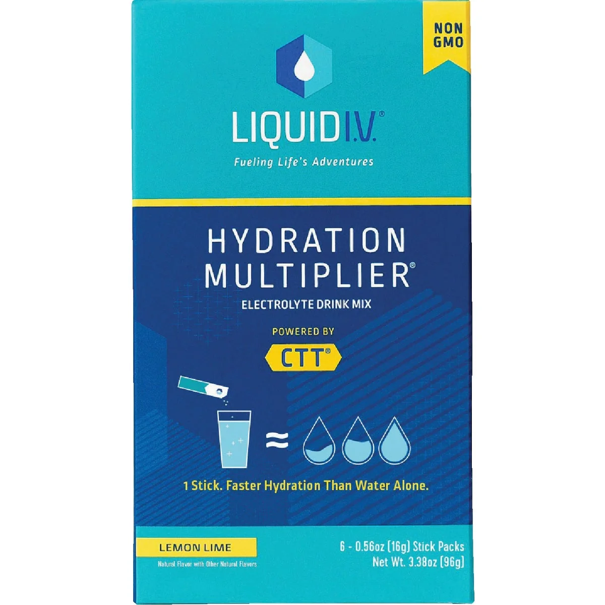 Lightweight Liquid IV 0.56 Oz. Lemon Lime Hydration Multiplier Mix 6-Pack Elite