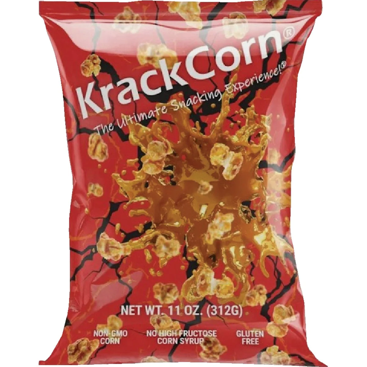 Environmentally Friendly KrackCorn 11 Oz. Caramel Popcorn Versatile