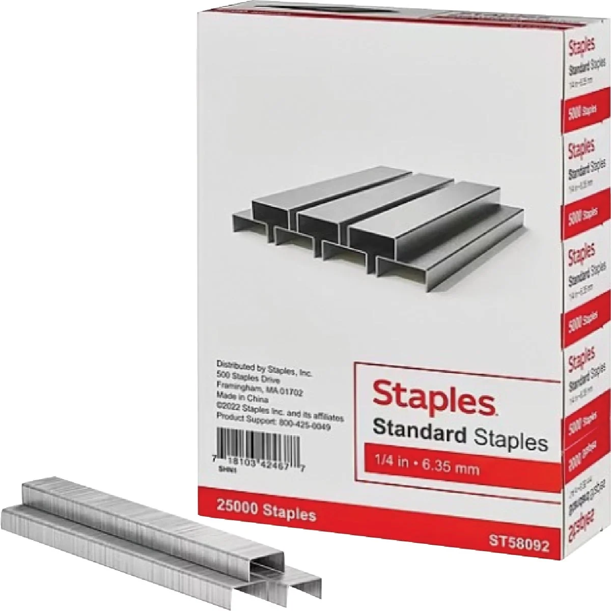 Trusted Tru Red 1 4 In. Standard Staples Artisan