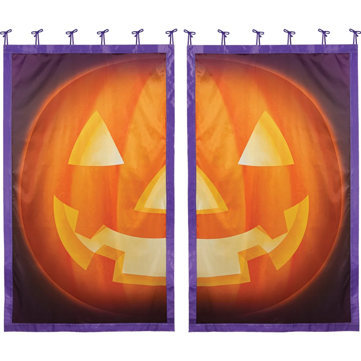 Soft Evergreen Shadow Scapes Jack O' Lantern Window Shade Set of 2 Selected
