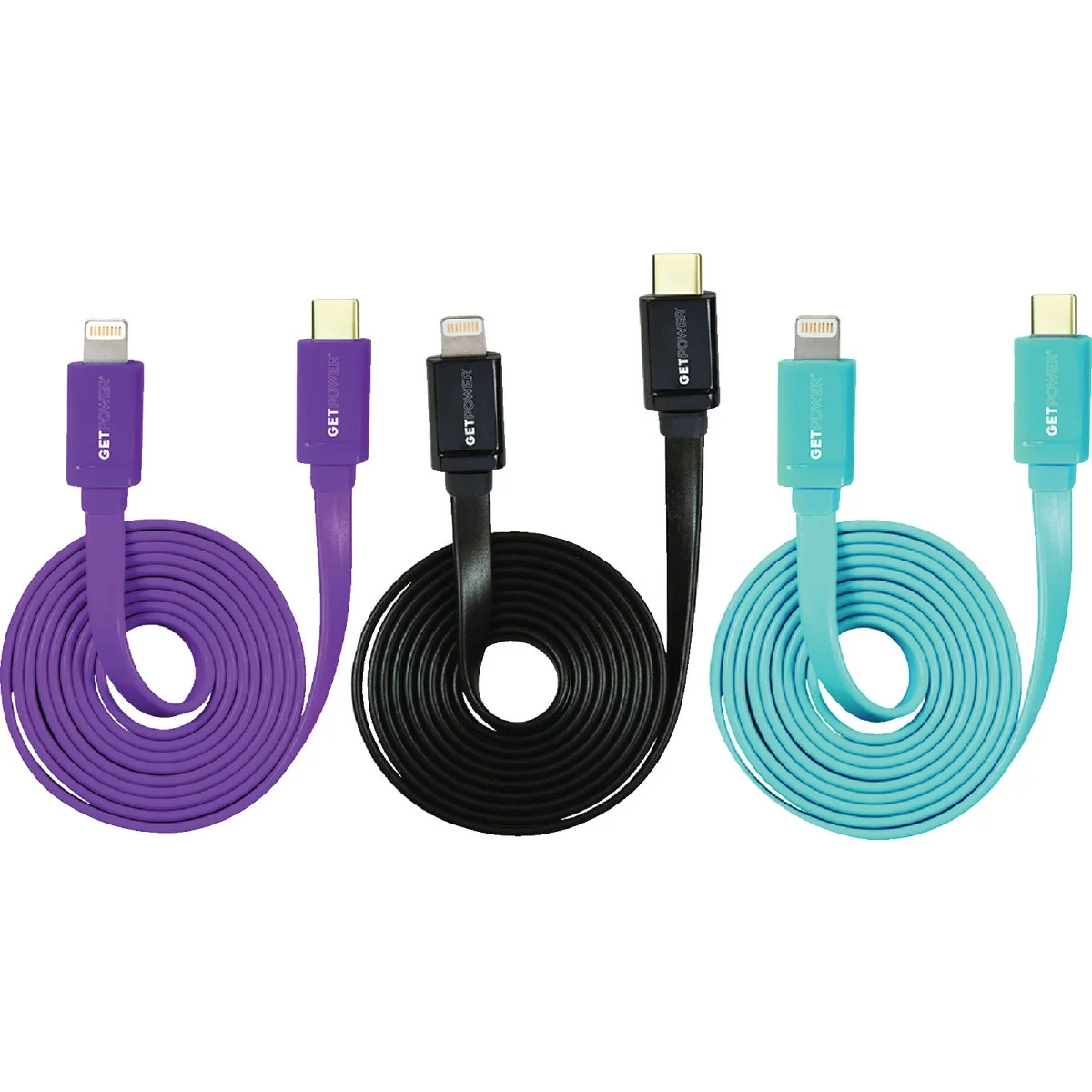 Safe GetPower 4 Ft. Apple Lightning to USB-C Power Delivery Charge Sync Cable Clean
