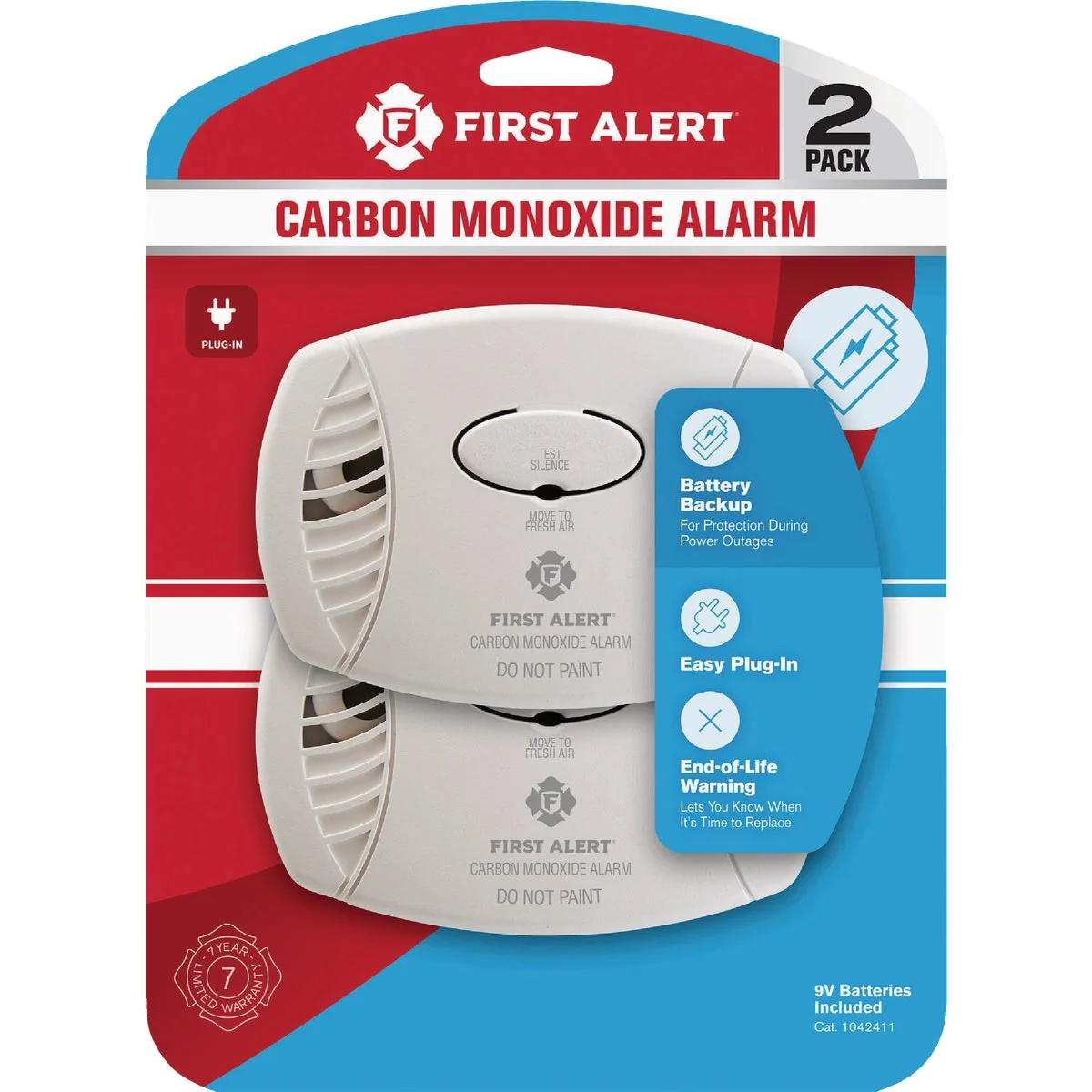 High-Quality First Alert Plug-In 120V Electrochemical Carbon Monoxide Alarm 2-Pack Trusted