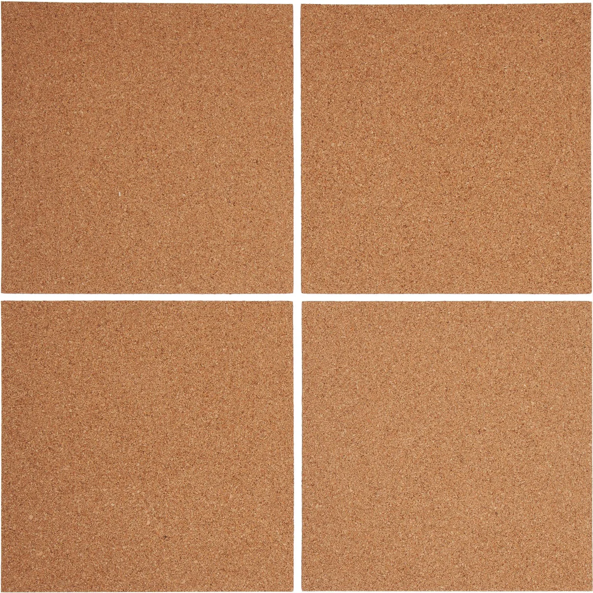 Healthy U Brands 12 In. x 12 In. Cork Tile Board 4-Pack Specialty