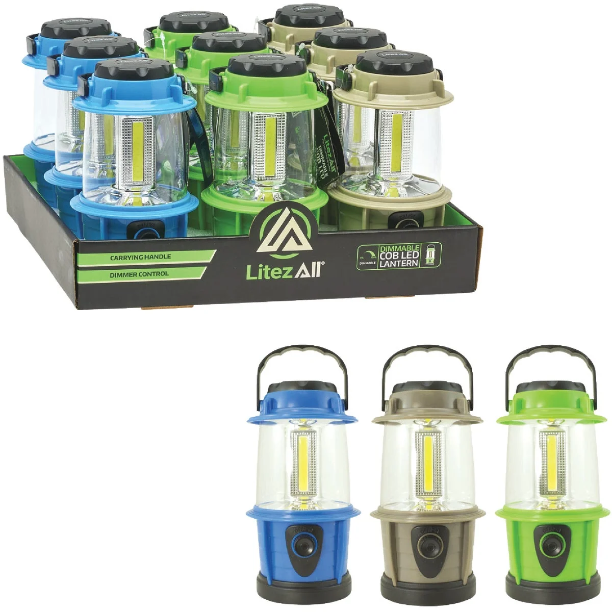 Reliable LitezAll Mini COB LED Lantern with Dimmer Next-Generation