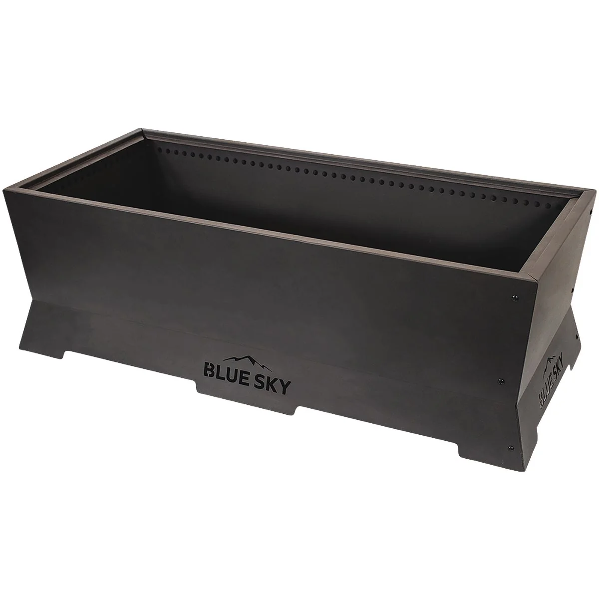 Natural Blue Sky Peak 38 In. Rectangle Wood Pellet Smokeless Fire Pit Trusted